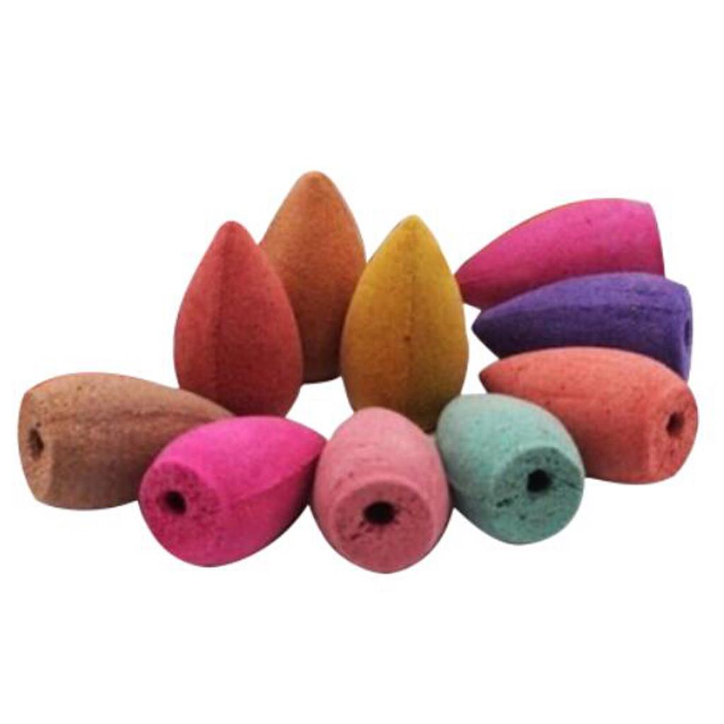 

50X горная река ремесленный держатель керамическая горелка с обратным потоком курильница искусство One Size