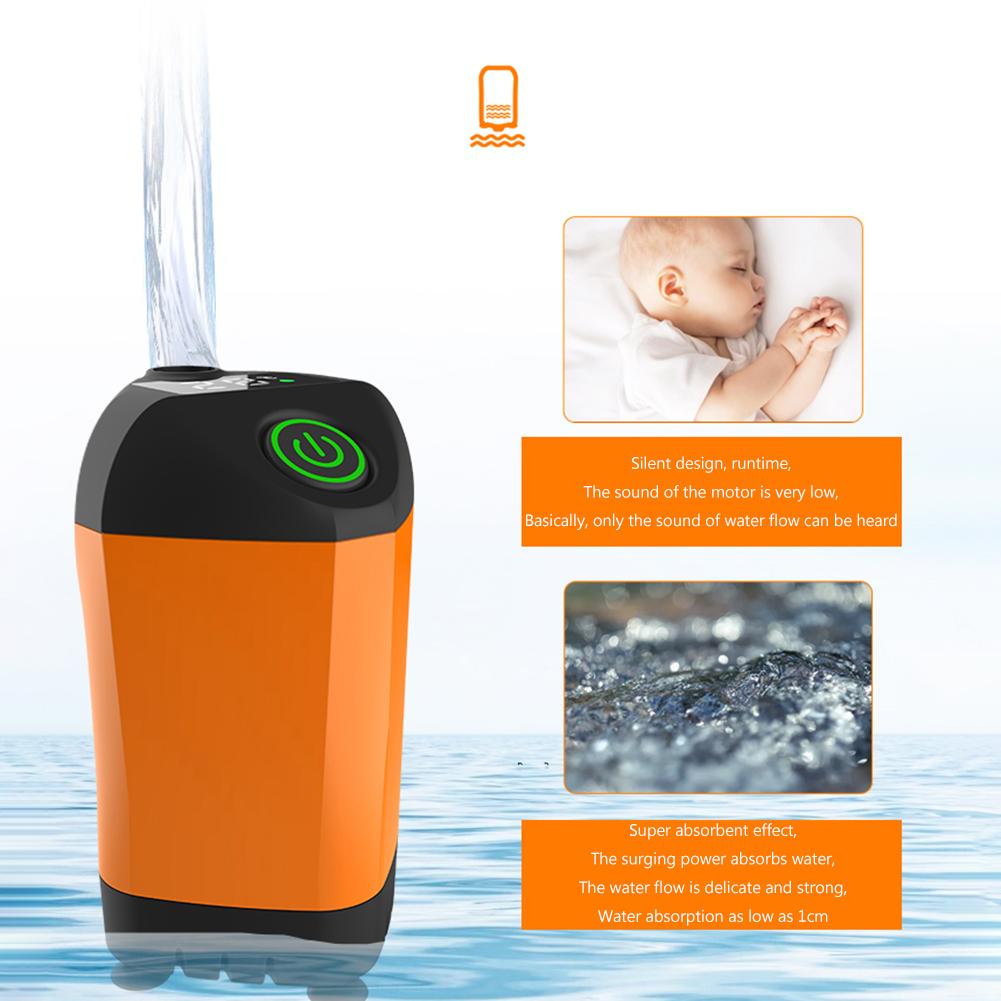 Outdoor Electric Shower Pump Portable Camping Shower 4800mAh  IPX7 Waterproof Temperature Display for Backpacking Travel Beach