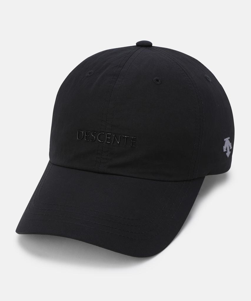 DESCENTE Wording Logo Nylon Ball Cap Black Sr123Ucp12