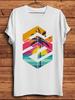 Sunset Sunrise Palm Beach Funny Nature Style T Shirt Unisex White Casual Unisex Short Sleeve Tshirt Homme Breathable Print