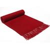 Mary Hot Sale Men's and Women's Solid Color Red Scarf Wool Thickened Business Autumn and Winter Scarf Company Annual Meeting Gift LOGO