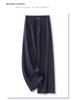 Women's Dark Blue Tencel Wide-Leg Jeans - 2025 Spring/Autumn Collection
