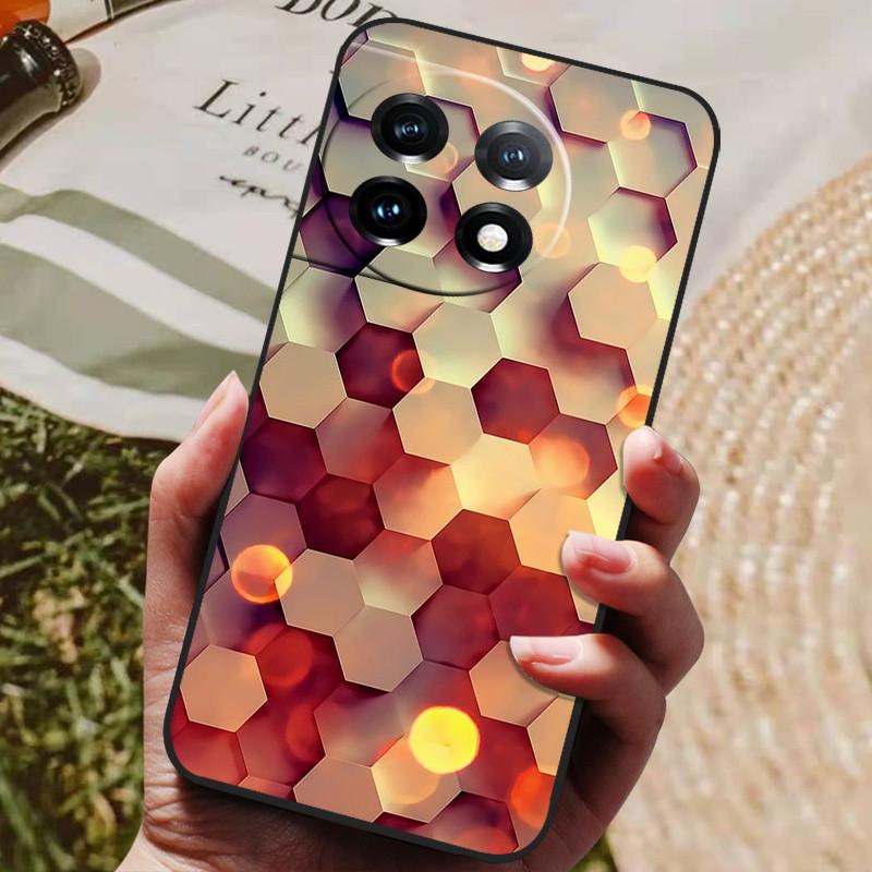 For OnePlus 11 5G Silicone Case Cute Pattern Soft TPU Phone Cover For One Plus 11 Back Cover Bumper OnePlus11 PBH110 1+11 Funda