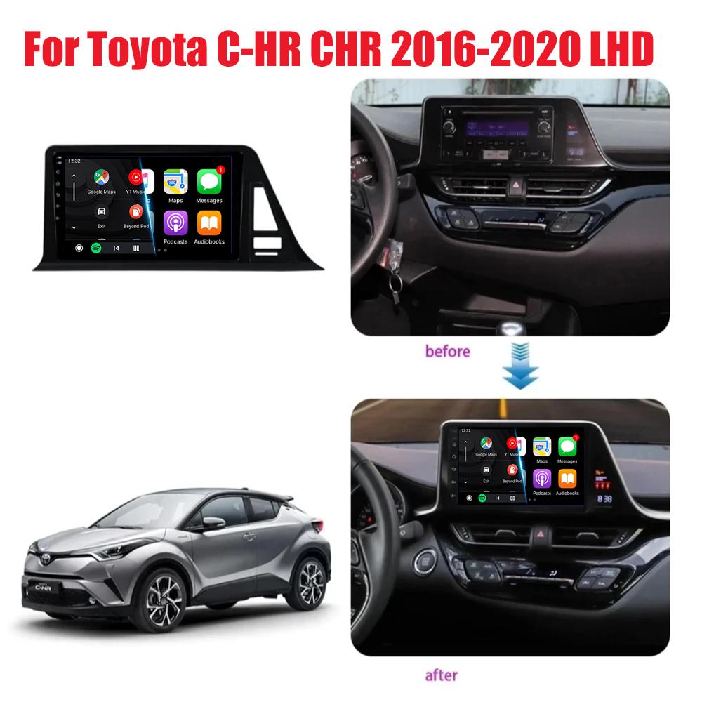 Car Radio Android 14 Carplay For Toyota C-HR CHR 2016 2017 2018 2019 2020 Multimedia Video Player Navigation Stereo GPS 2din DSP