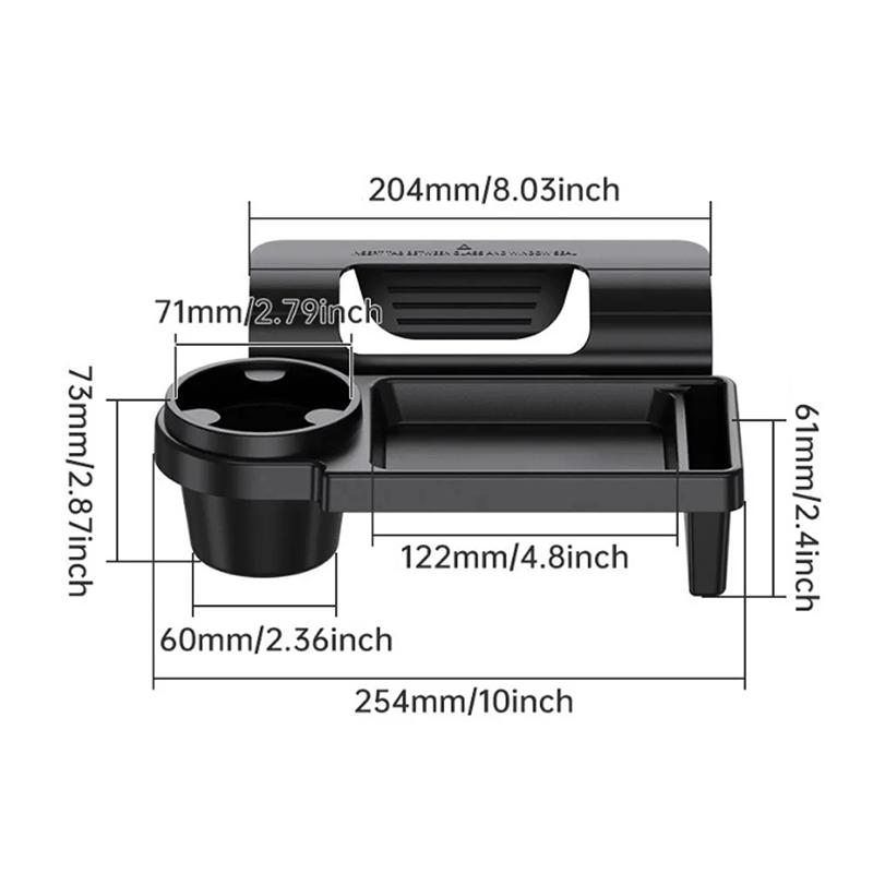 Side Window Phone Slot For SHARK 6 Hanging Organizer with Cup Holder Car Side Door Storage Box Multifunctional Auto Accessories