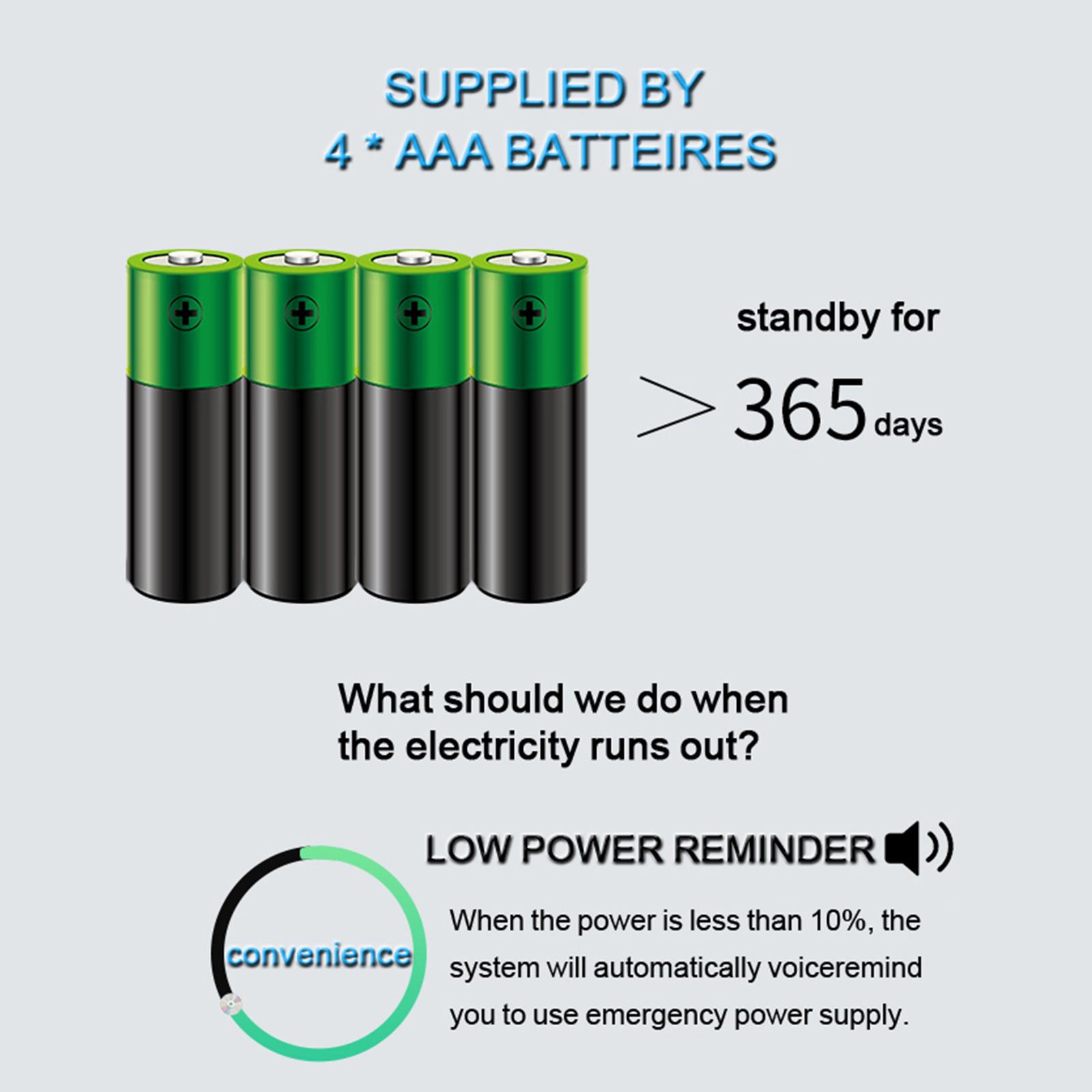 WAFU Tuya Замок отпечатков пальцев Крытый электронный замок Смарт-карта с паролем — фото 7