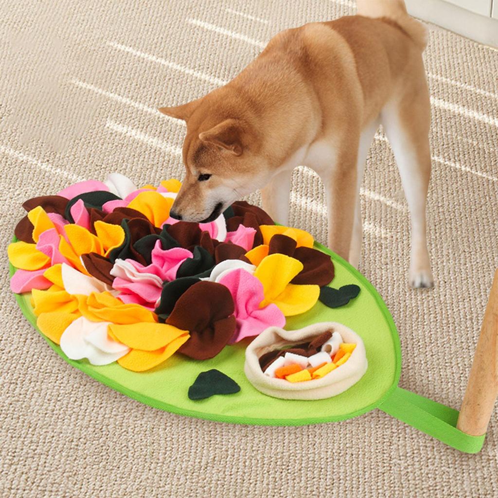 Dog Sniffing Mat Interactive Pet Treat Enrichment Mat Dog Treat Dispenser Snuffle Pad For Small Medium Large Breeds Indoor