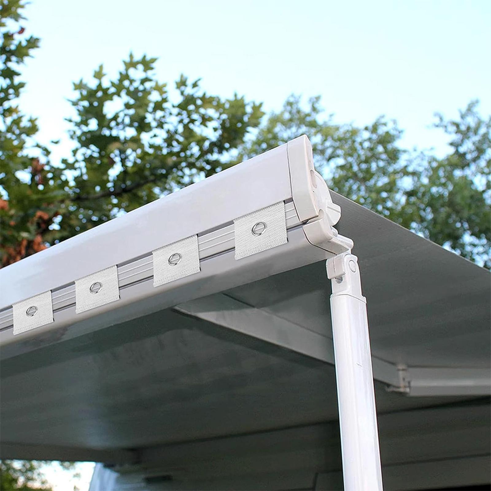 

Heavy Duty Universal Motorhome Awning Fastener Suitable For Quick Tool Less Setups In Outdoor Adventures Wind Resistant белый