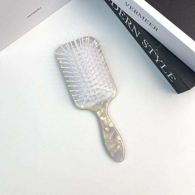 European Acetate Fiber Airbag Comb for Girls – Fluffy Crown Massage Cushion Comb