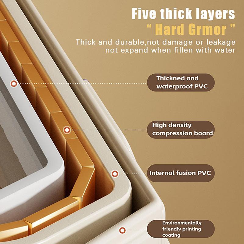 Summer Baby Bathtub Pvc Large Size Folding Bath Tub Infant Newborn Tub Portable Storage No Installation 0-5 Years Old