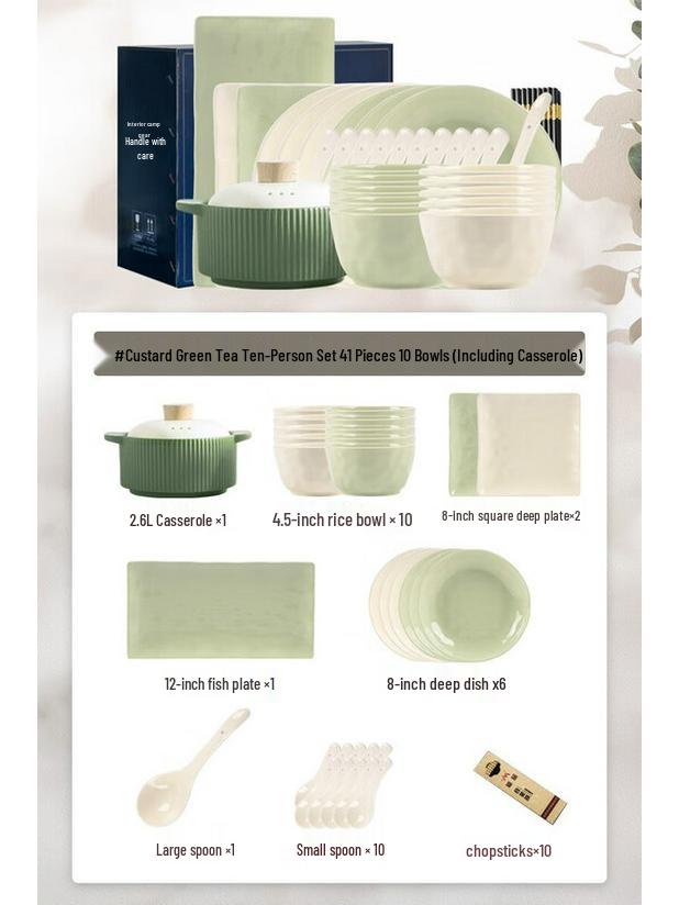 Maud Lanka Cream Style Ceramic Dinnerware Set