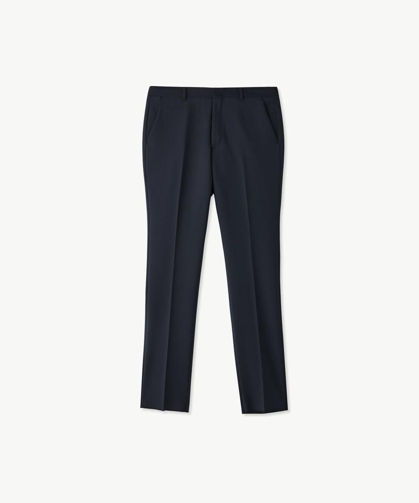 STCO (10-Year Suit) Wool Blend Four-Way Stretch Formal Pants_Navy (Classic Fit)_Sslwz62Csn