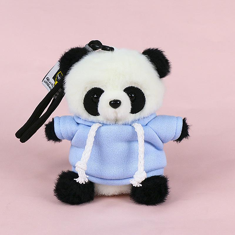 Premium Scented Panda Pendant Backpack: Dressed-Up Panda Doll In Various Styles