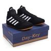Day-key Brand Hook Loop Mens Boxing Boots Small Size 33 34 Training Non Slip Breathable Cow Muscle Outsole Wrestling Shoe