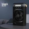 Compact USB Rechargeable Three-Speed Spray Fan with Humidifier for Desktop Use
