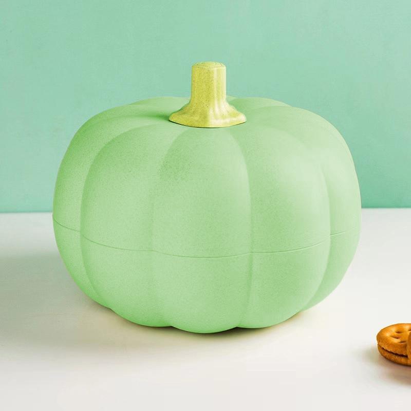 Double-Layer Simulated Pumpkin Fruit Box, Moisture-Proof Dust-Proof Fruit Basket Tray