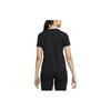 Nike Solid Color Round Neck Casual Pullover Quick-Dry Short Sleeve T-Shirt Women Tops Black DX0688-010