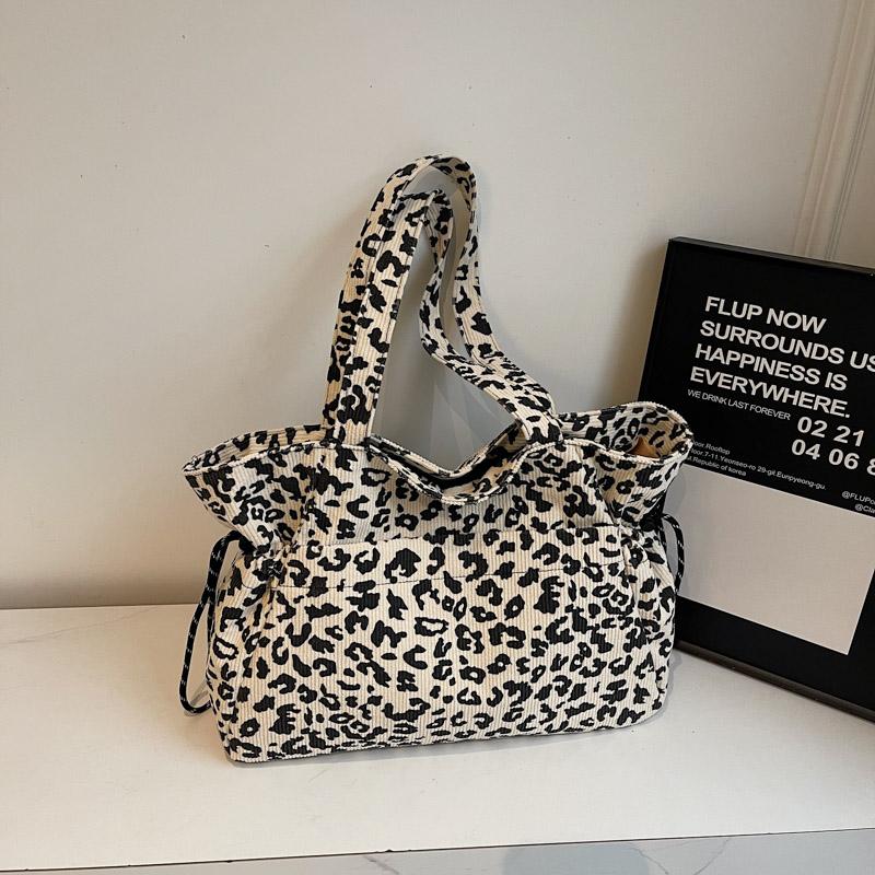 Neuer Druck Große Wiederverwendbare Lebensmittel-Einkaufstasche Damen Tragetasche Mode Tasche Schultertasche Faltbare Öko-Tasche Waschbar Reise