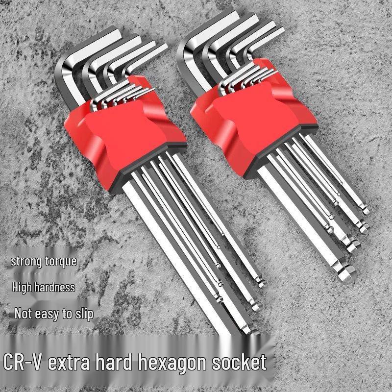 Universell extra lång insexnyckelsats - Multifunktionell och bärbar