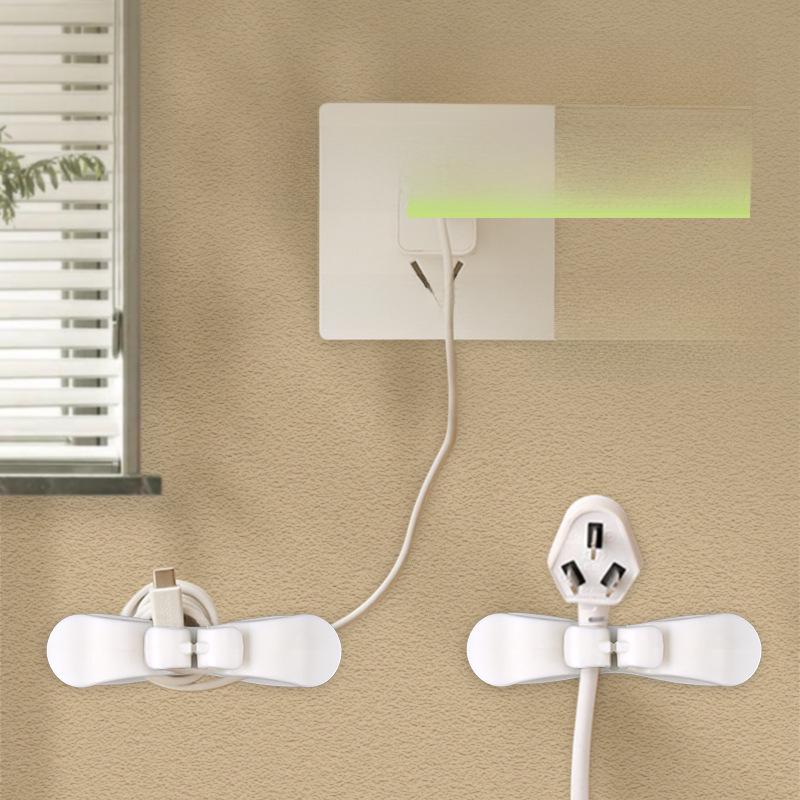 Compact Cable Organizer for Kitchen and Desktop: Winder for Power and Charging Cables