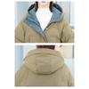Women's Long Down Cotton Jacket Winter Loose and Thick Cotton Jacket Casual Women's Cotton Jacket