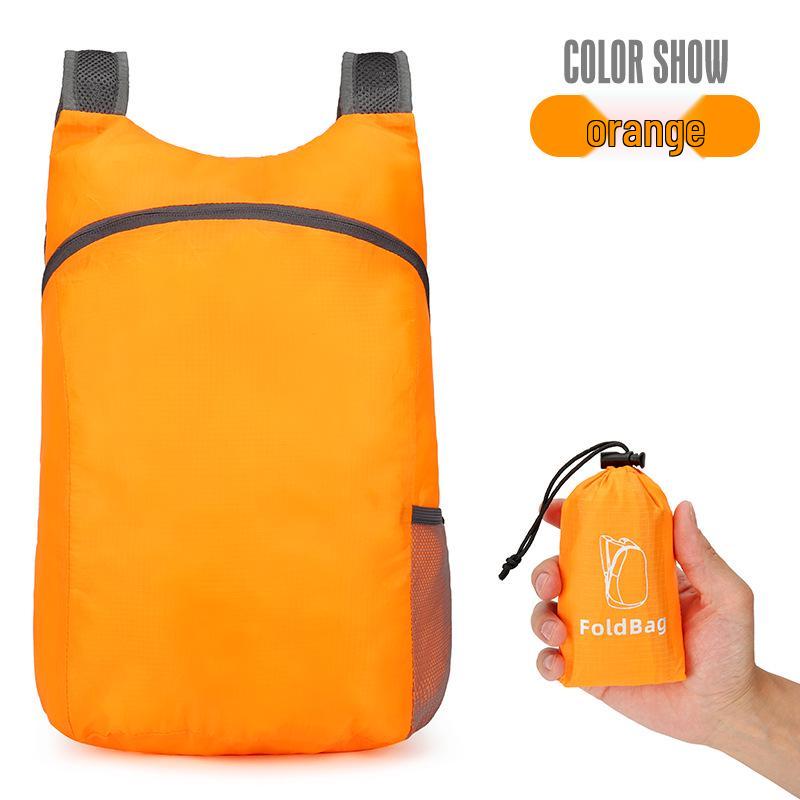 Lightweight Foldable Backpack with Custom Logo - Perfect for Travel, Advertising, or School