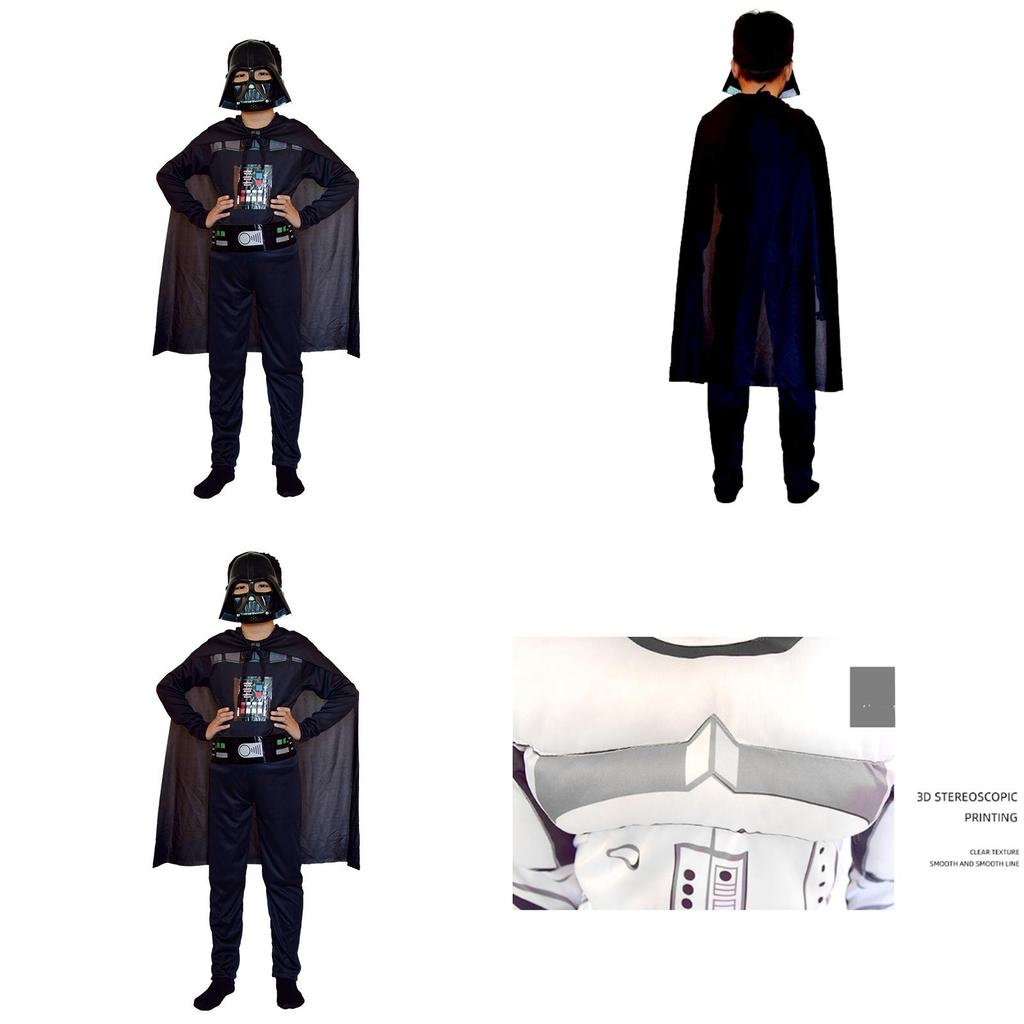 Authentic Star Wars Death Vader Costume For Kids Perfect For Halloween And Role Play