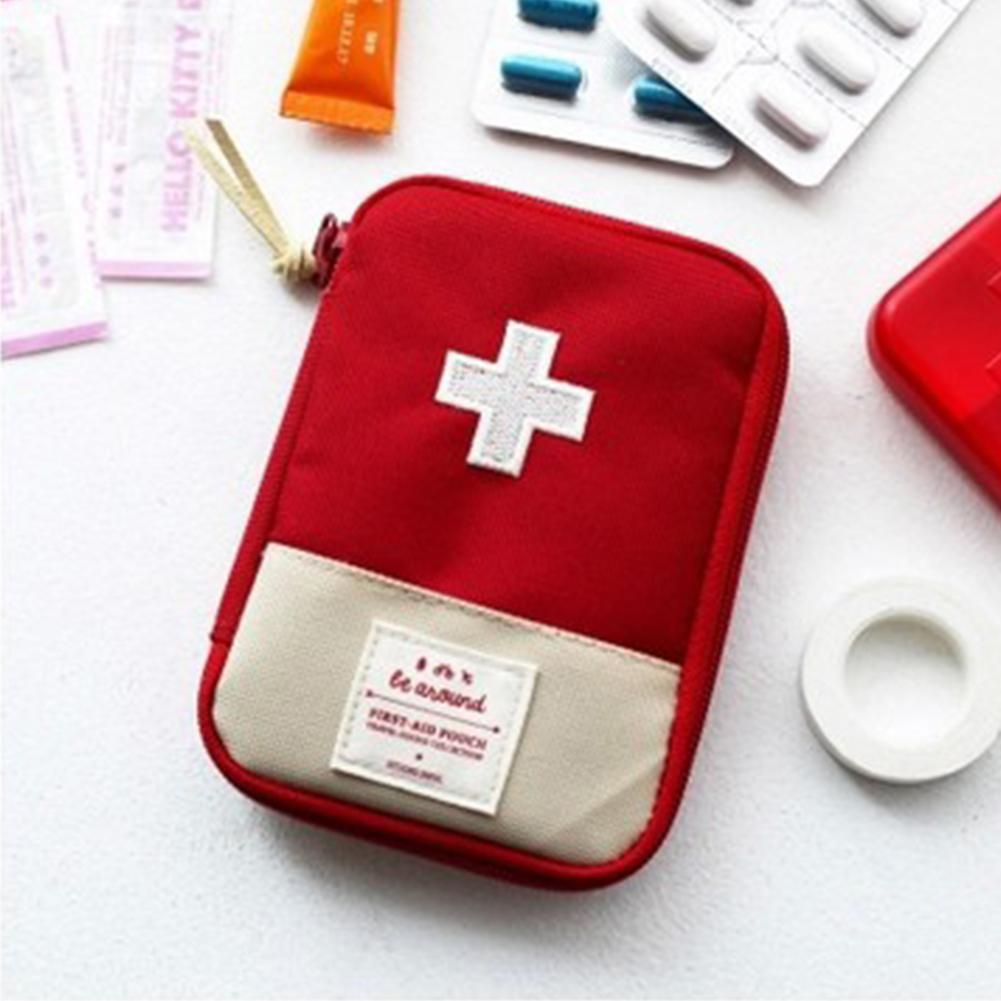 

Portable Small First Aid Bag for Home Travel Medicine Organize Red large#0