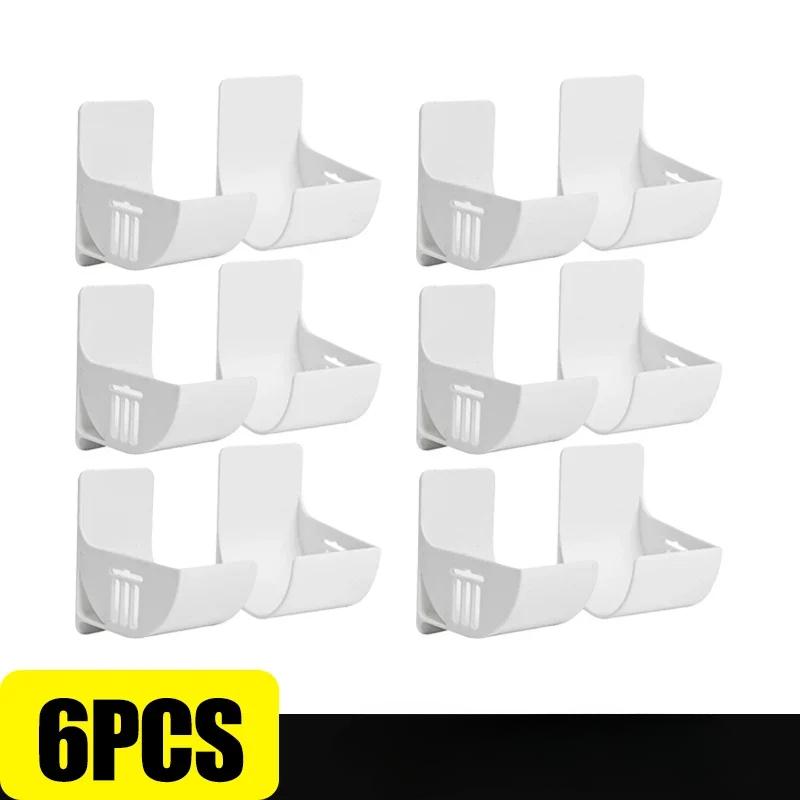 20/2 szt. Uchwyty na worki na śmieci do montażu na ścianie Plastikowe Poli Hak na worek na odpady Łazienka Dozownik Kuchenny Stojak do przechowywania rolki folii do świeżości