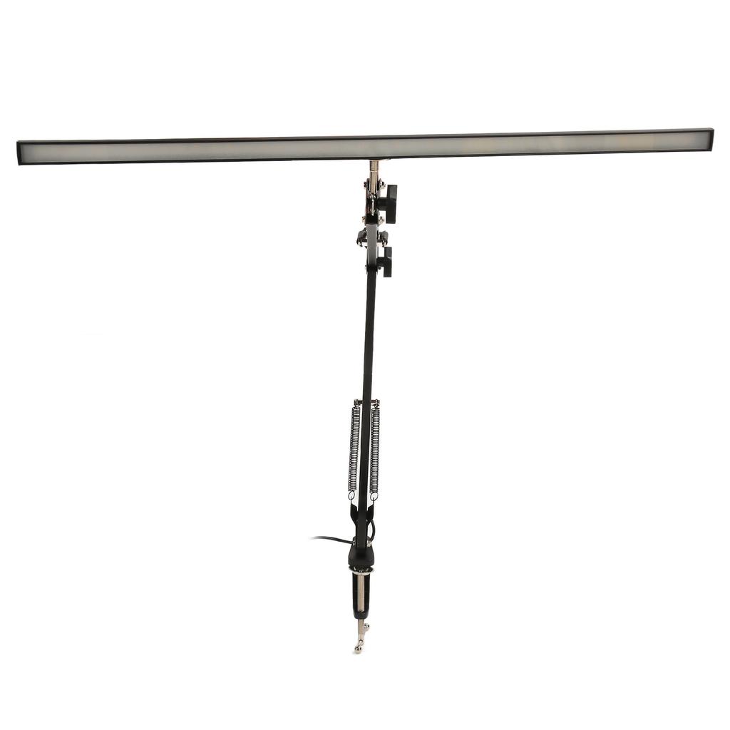 LED Beauty Lamp with Clamp Clip On Desk Lighting Swing Arm Adjustable Brightness Salon Lamp for