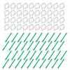 40pcs Tomato Support Hooks With String Garden Hooks To Support Climbing Plants Stem Fixing Holder With 40 Clips For Cucumber