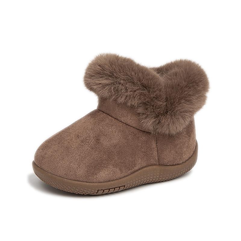 

Детские зимние ботинки, зимние новые модные ботинки для мальчиков и девочек от 0 до 3 лет, утолщенные кашемировые теплые ботинки с мягкой подошвой из хлопка 17 хаки