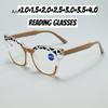 New Stylish Large Frame Reading Glasses Unisex Casual Double Color Presbyopia Eyewear Anti-blue Light Hyperopia Spectacles Gafas