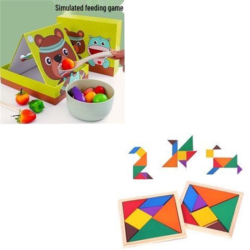 Toddler Montessori Bead Clipping Toy for Hand-Eye Coordination and Fine Motor Skills Training, Ages 2-3