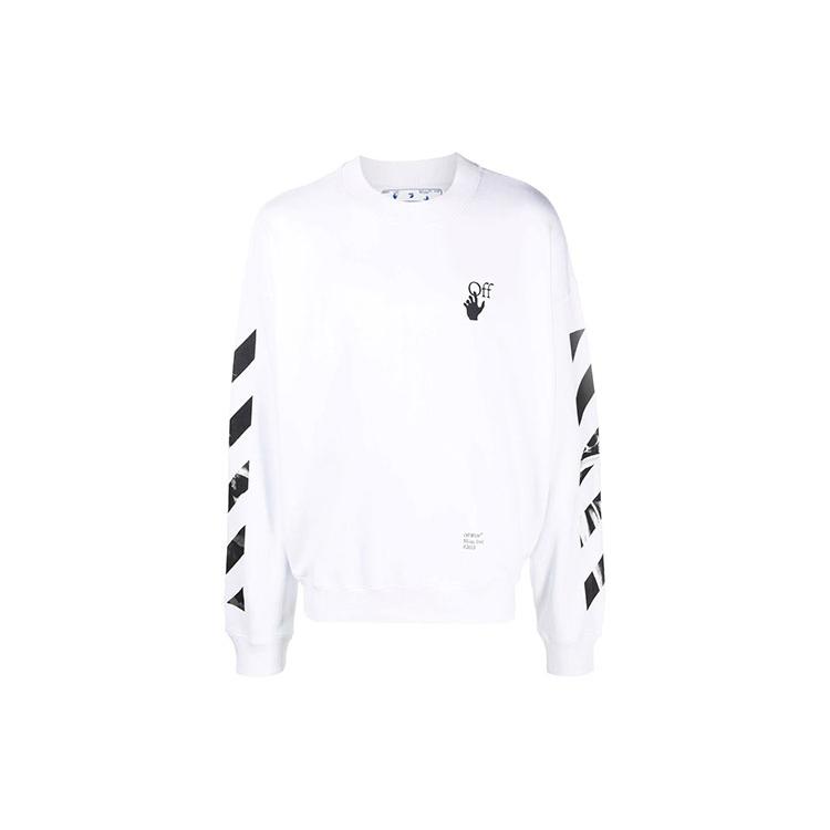 Off-White Carav Arrow Skate Crewneck OMBA054F21FLE0110110