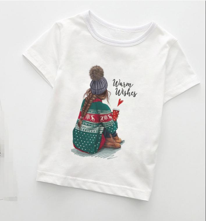 Summer Boys  Kids Fashion Girl Tshirts Casual Wear Lovely Cozy Boys T Shirt Round Neck Polyester Fabric Girls Clothes