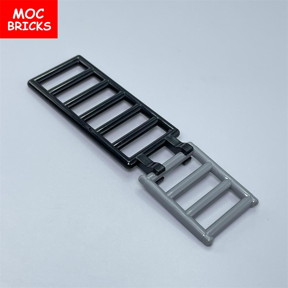 Non-Toxic Moc Bricks Fence Ladder Rail 7 X 3 30095 1X4X6 6020 Building Blocks Parts Diy Educational Bulk Model Kids Toys Dolls