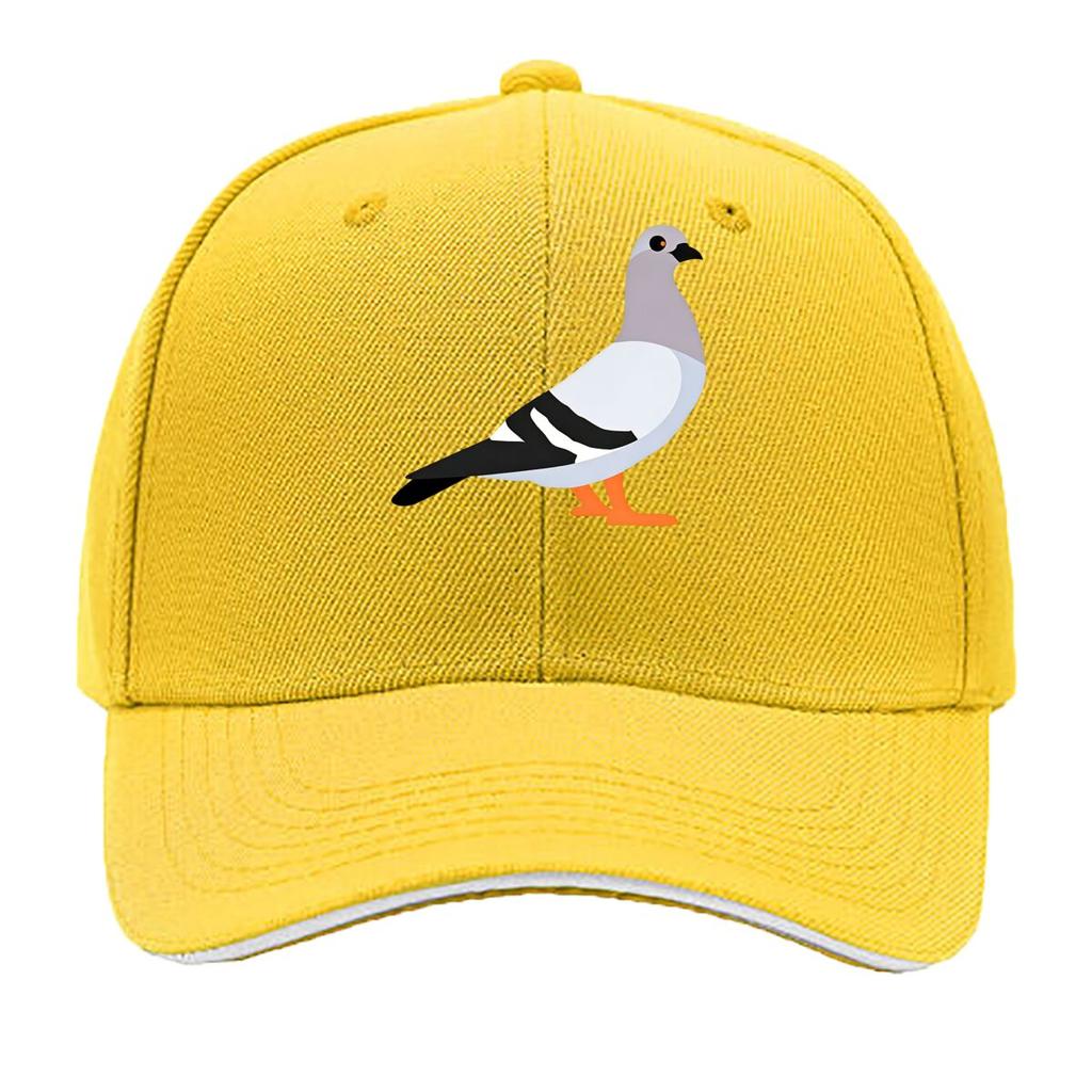 AutumnWinter Outdoor Solid Color Hat Dove Cap Vintage Unisexs and Womens Fashion Outdoor Hat Soli Sandwich Baseball Cap