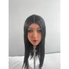 TPE Sex Doll Head with Realistic Eyes & Lips, M16 Neck Interface, Compatible with Most Standard Doll Bodies
