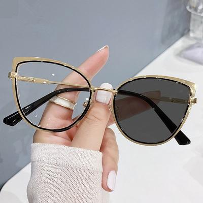 New Cat Eye Frame Blue Light Blocking Glasses Women Men Fashion Metal Optical Spectacles Eyewear Eyeglasses Computer Goggles