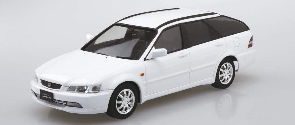 Aoshima Bunka Kyozai Scale Model Car Series 140 Honda CF6 Accord Wagon VTL 2000 Plastic Model Kit 1/24 No. (Molded Color)