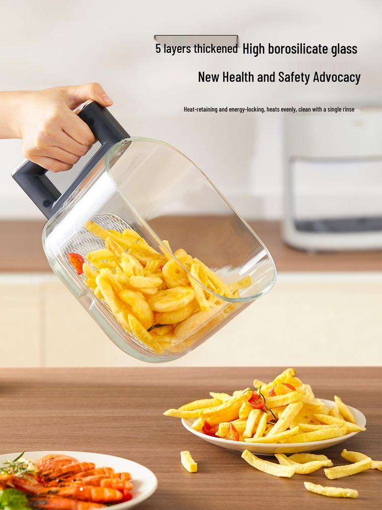 Aoke 360° Visual Air Fryer: Multifunctional, No-Flip, Large Capacity Electric Oven (2025 Model)