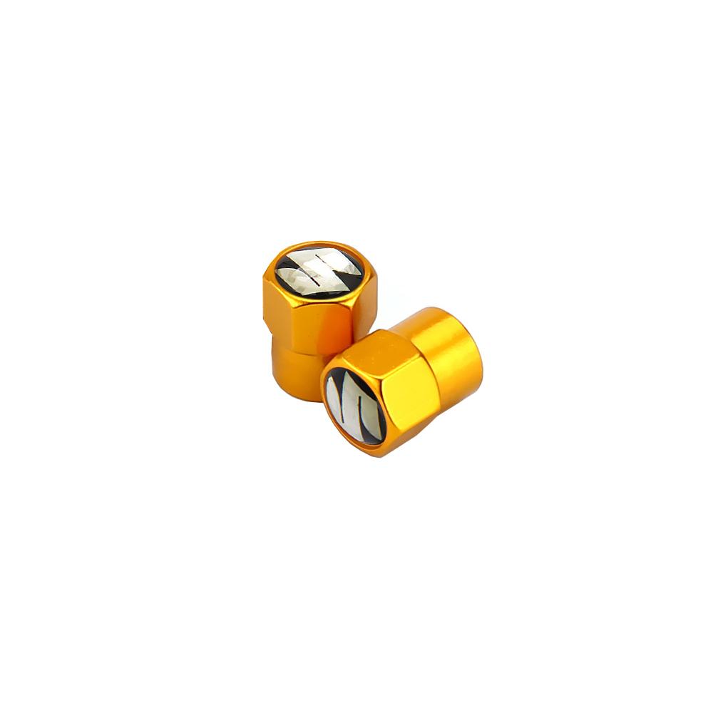 Metal Car Tyre Valve Caps Exterior Accessorie For SUZUKI Swift SX4 s cross Jimny Samurai Vitara xl Alto Liana ignis Grand vitara