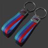 SYJH7 Synthetic Car Key Decor Key Ring Straps 3D Metal Keychain For BMW M Performance E46 E90 E60 F10 F30 E39 E36 F20 E87 G30 E92E91X5