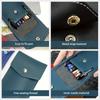 PU Leather Pen Bag Business Pen Pouch Small Storage Bag Portable Pencil Case Student School Supplies Stationery Bag