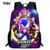 Sonic Schoolbag Large Capacity Multi-Function Spine Protection To Reduce The Burden Of Student Party Essential Comfortable Schoolbag