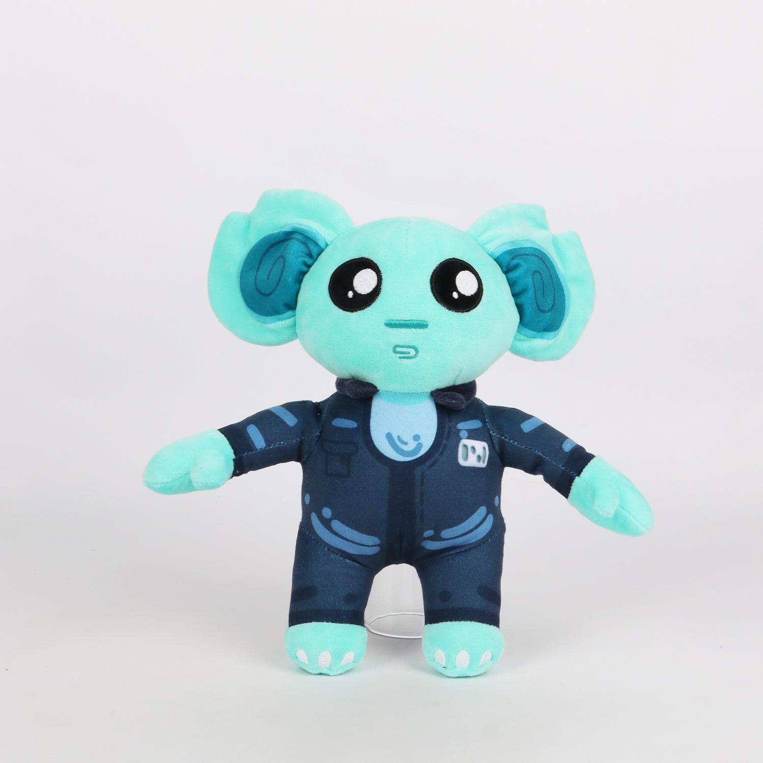 

Манжетный бюст Игрушка Плюшевая кукла Игровой периферийный элемент Украшение комнаты Подарок на День всех святых светло-синий