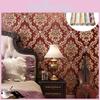 Elegant Europees Stijl 3d Vliesbehang Voor Moderne Woonkamer En Slaapkamer Decor