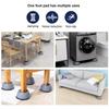 4Pcs Anti Vibration Feet Pads Rubber Legs Slipstop Silent Skid Raiser Mat for Washing Machine Support Dampers Stand Accessories