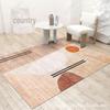 Modern Nordic Luxury Printed Floor Mat for Bedroom & Living Room